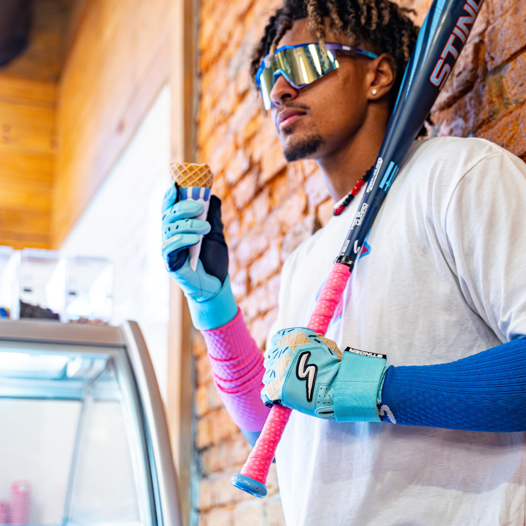 Winder Series Batting Gloves - Mint Chip - Maximum Velocity Sports