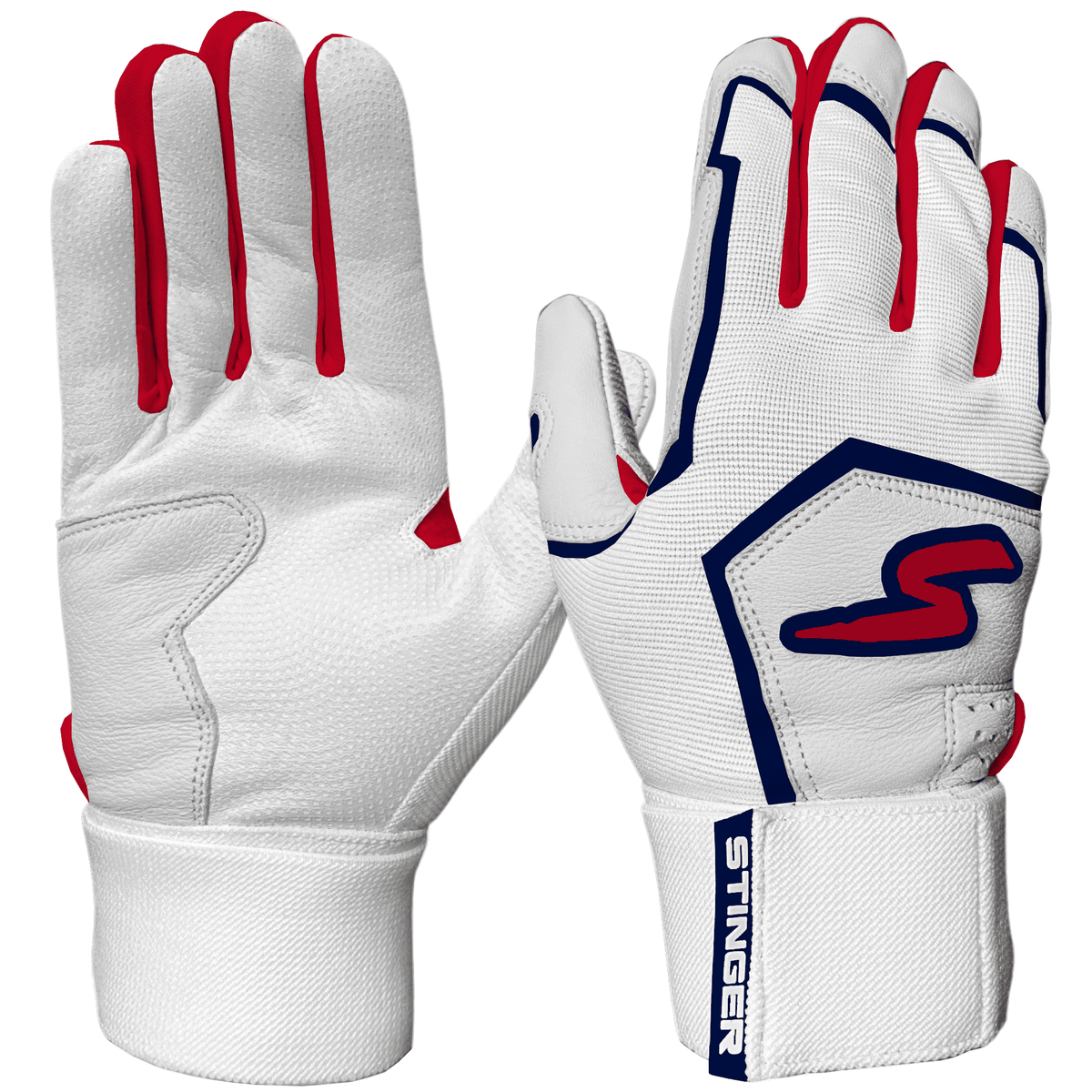 Winder Series Batting Gloves - Patriot - Maximum Velocity Sports