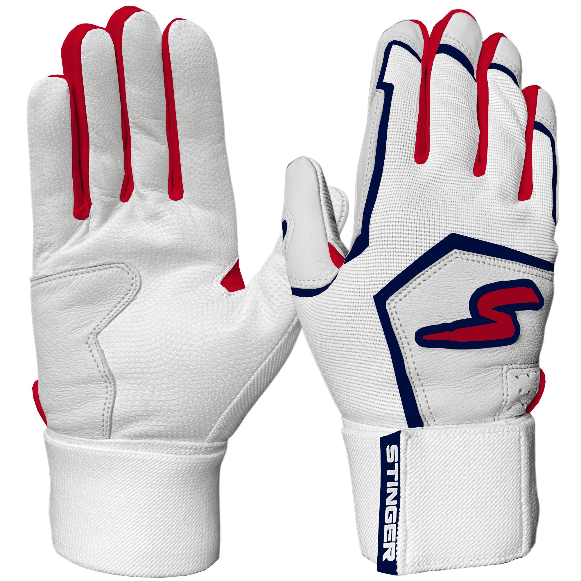 Winder Series Batting Gloves - Patriot - Maximum Velocity Sports