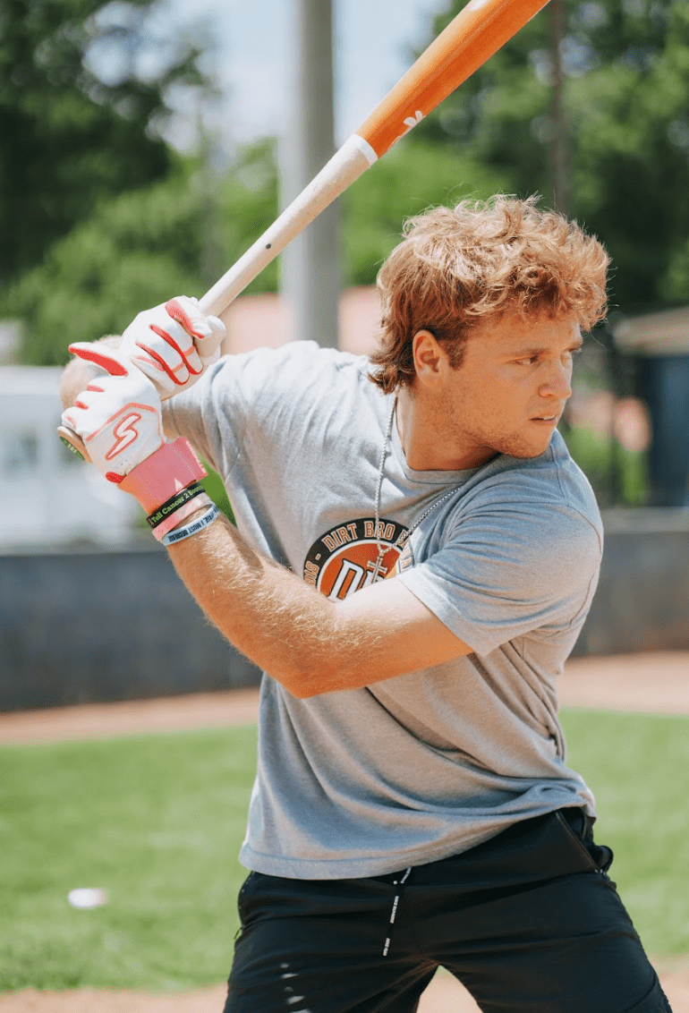 Winder Series Batting Gloves - Pink & White - Maximum Velocity Sports