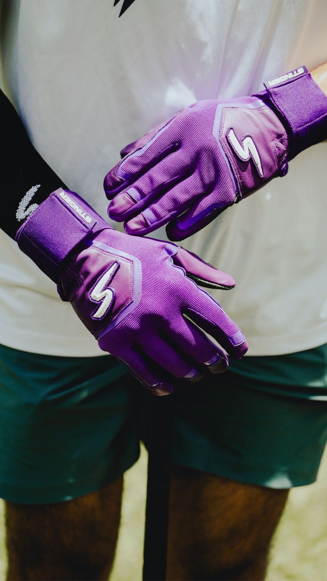 Winder Series Batting Gloves - Purple - Maximum Velocity Sports