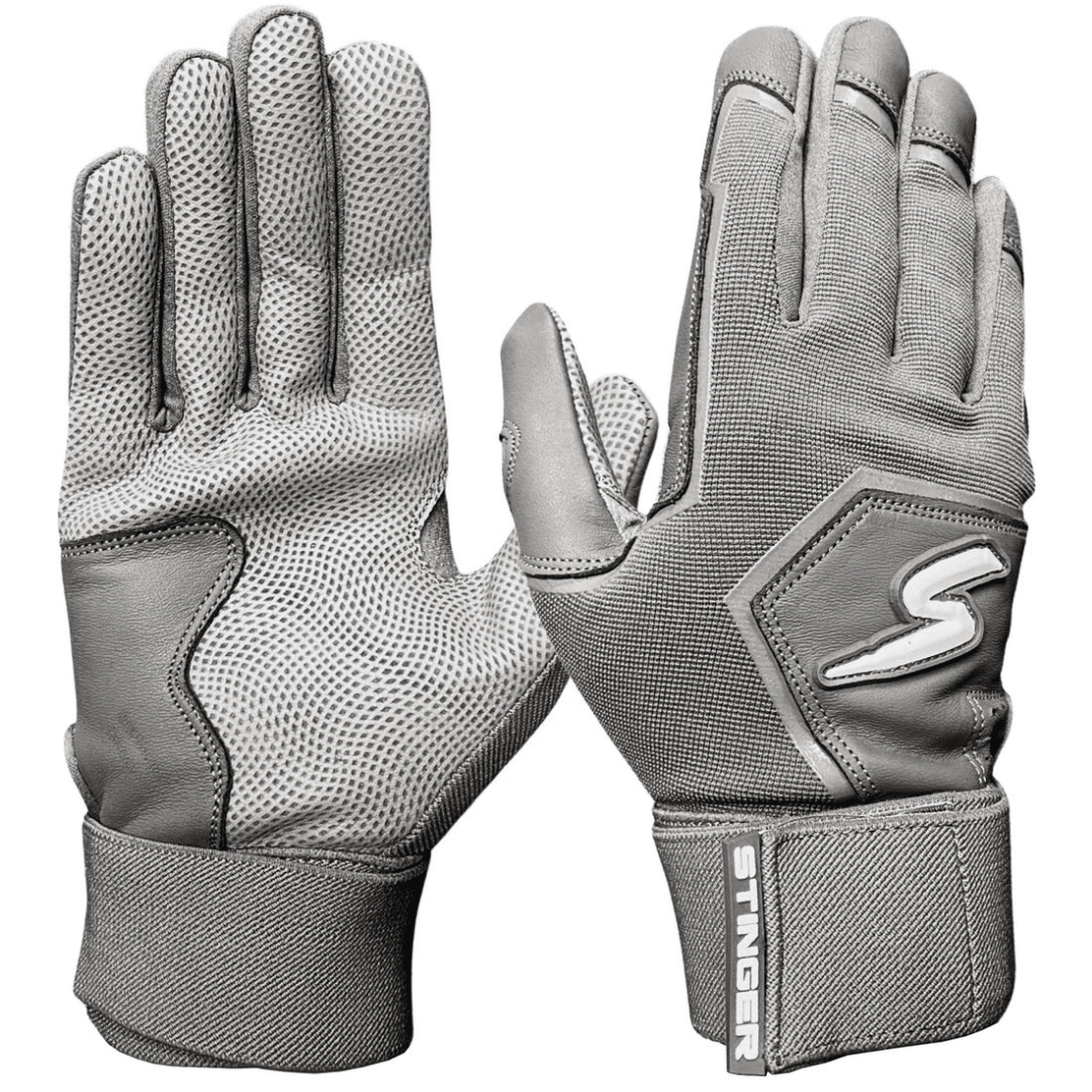 Winder Series Batting Gloves - Smoke Gray - Maximum Velocity Sports