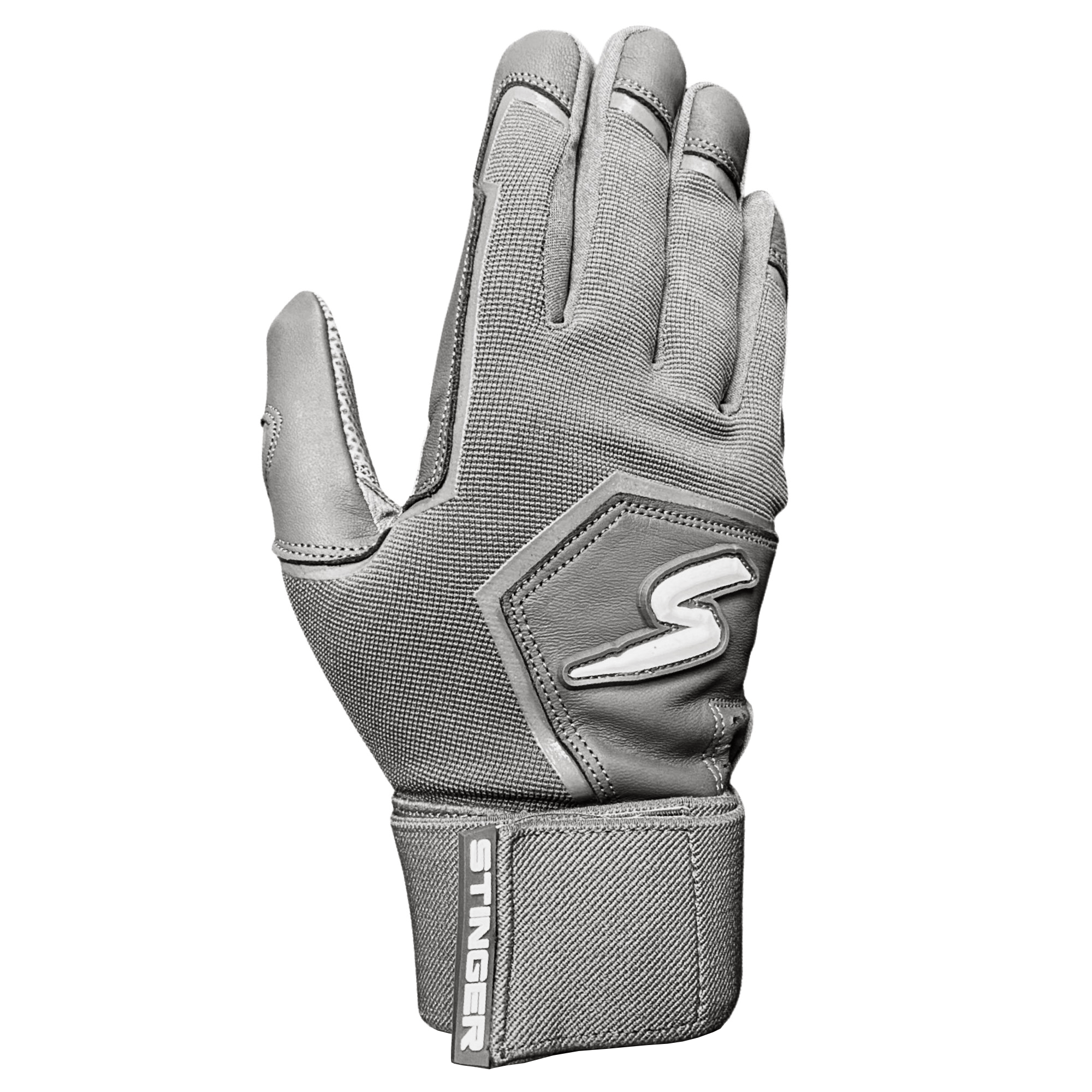 Winder Series Batting Gloves - Smoke Gray - Maximum Velocity Sports