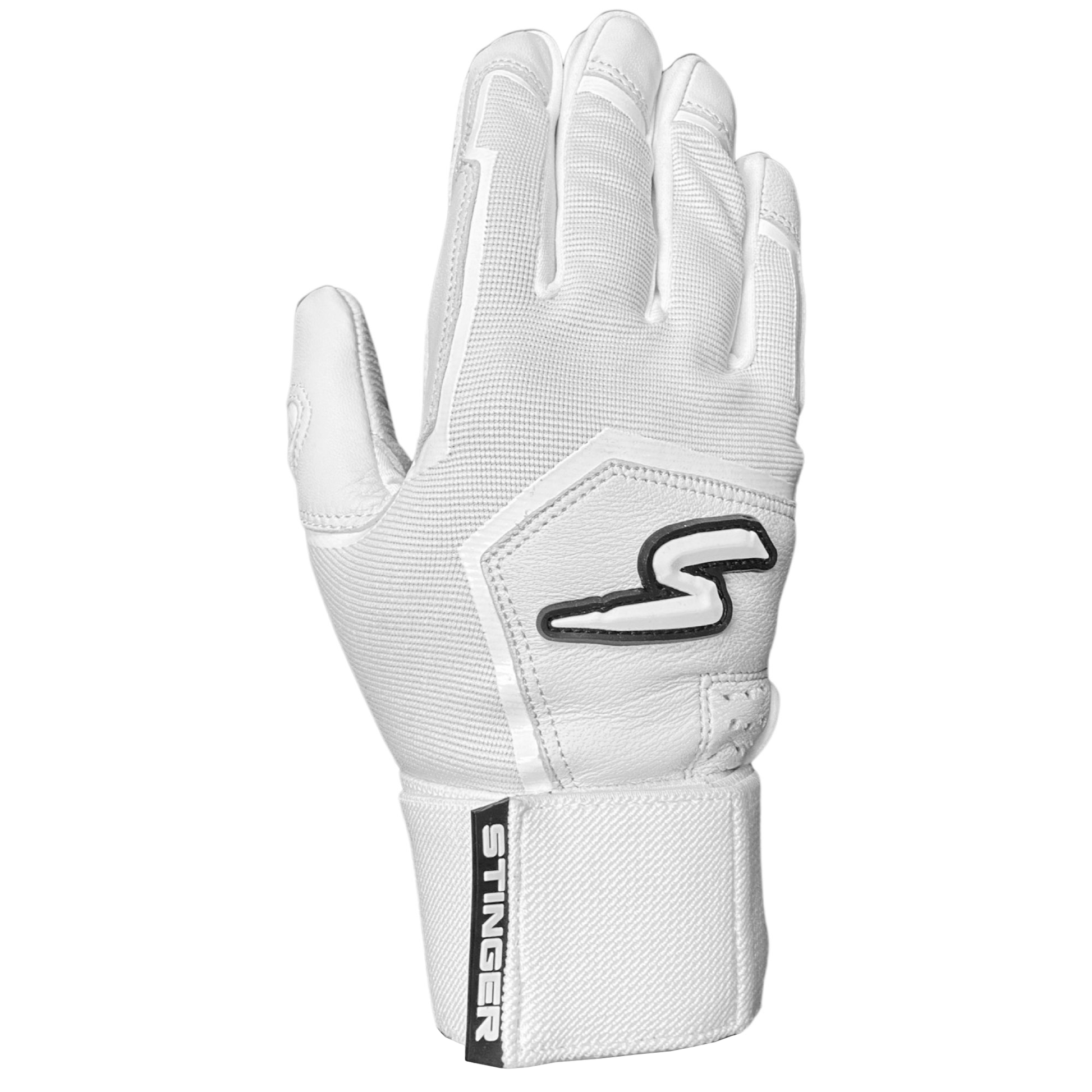 Winder Series Batting Gloves - White Out - Maximum Velocity Sports