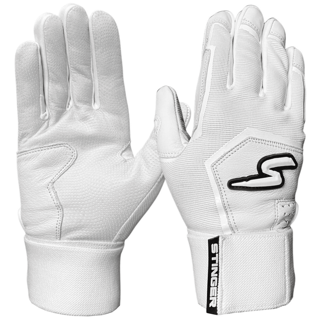 Winder Series Batting Gloves - White Out - Maximum Velocity Sports
