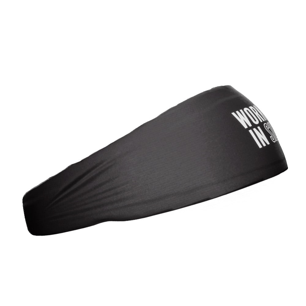 Work Hard In Silence Headband - Maximum Velocity Sports