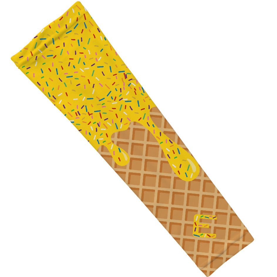 Yellow Ice Cream Arm Sleeve - Maximum Velocity Sports