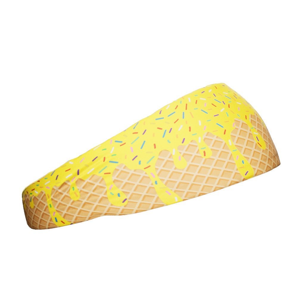 Yellow Ice Cream Headband - Maximum Velocity Sports