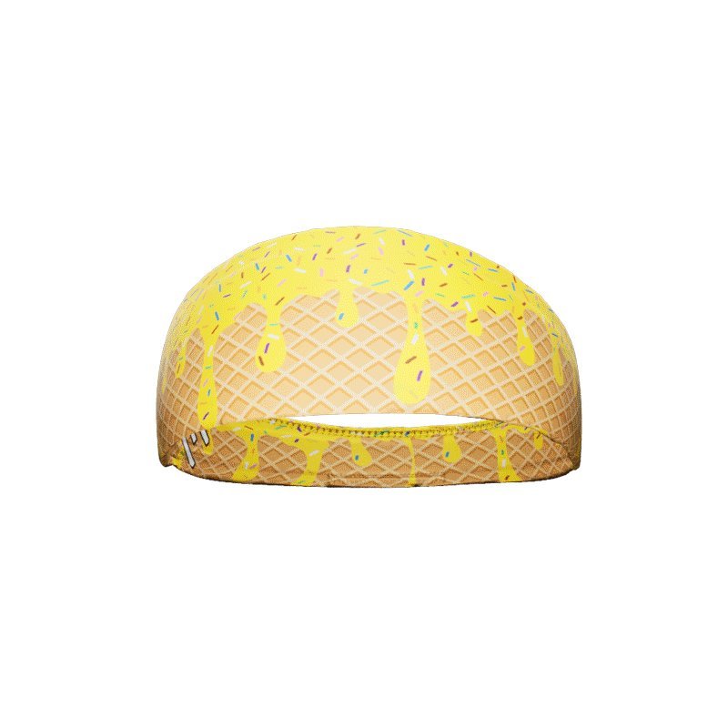 Yellow Ice Cream Headband - Maximum Velocity Sports