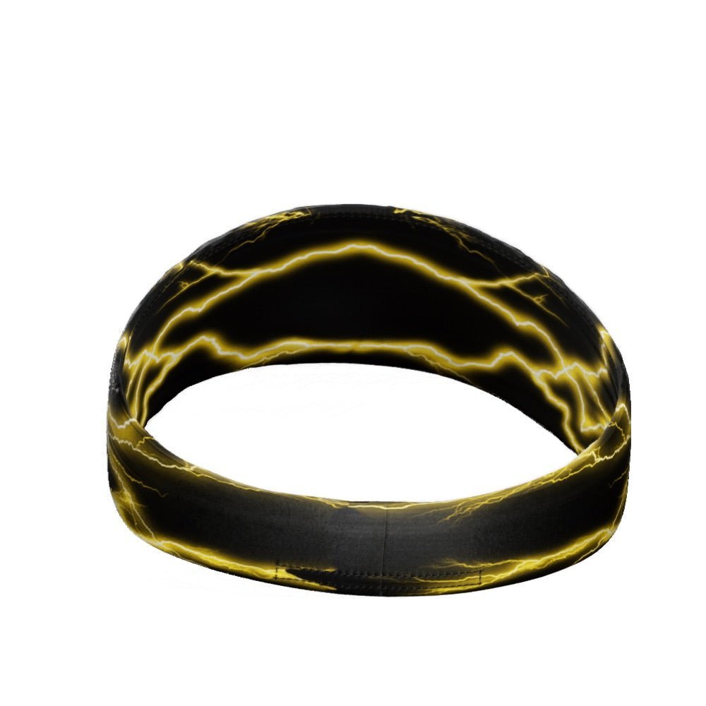 Yellow Lightning Headband - Maximum Velocity Sports