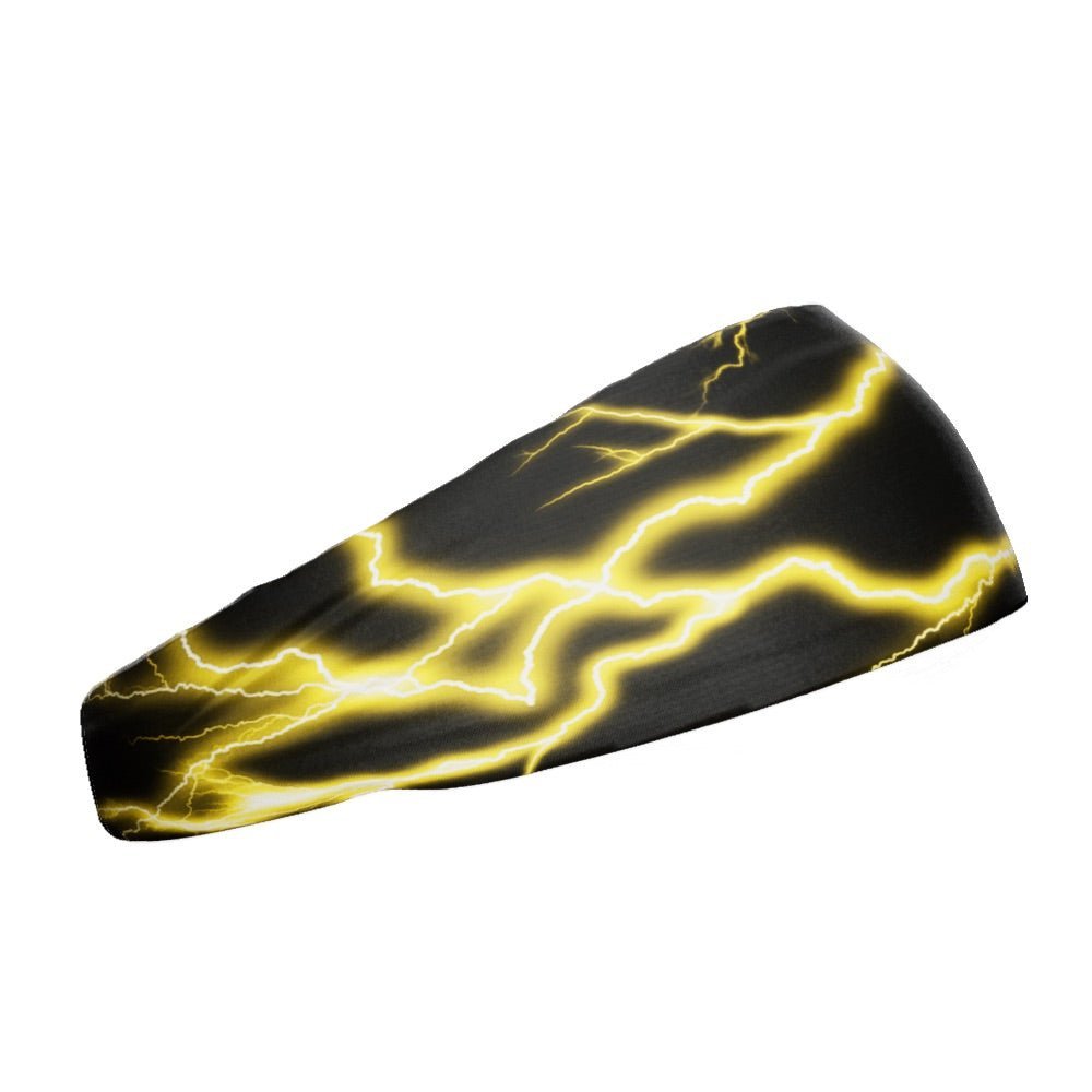 Yellow Lightning Headband - Maximum Velocity Sports