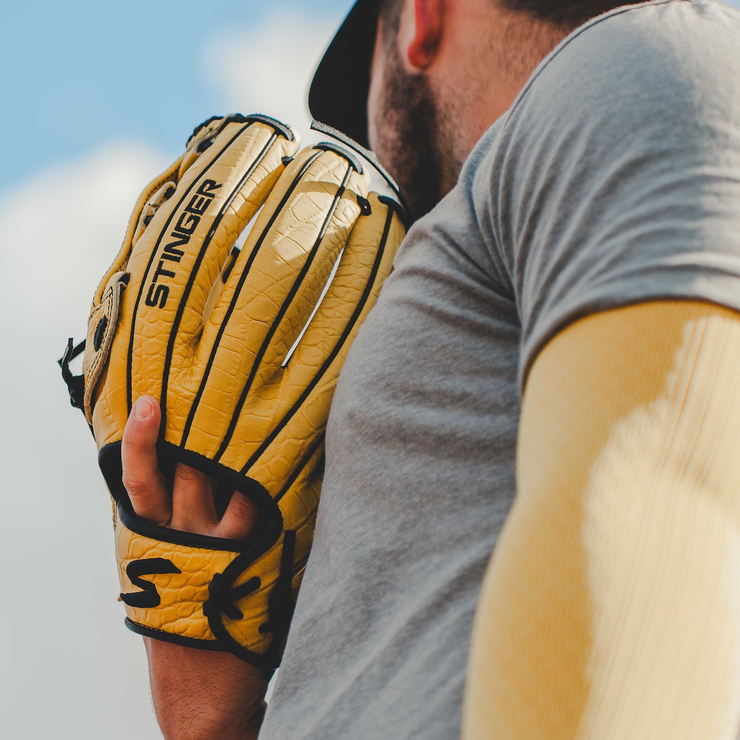 Stinger Yellow Jacket 12.75" Baseball - Softball Fielding Glove - Maximum Velocity Sports