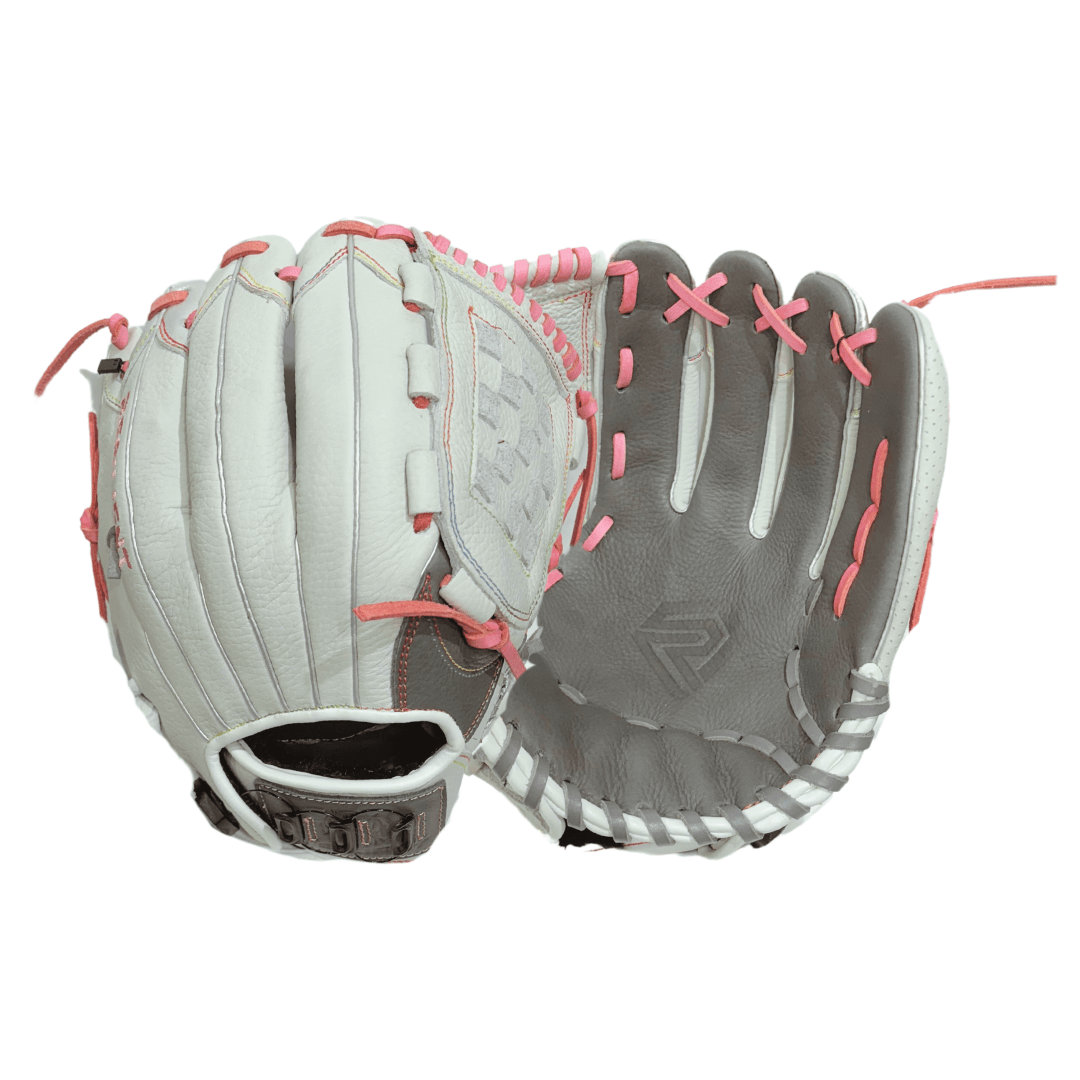 Youth Fastpitch Softball Glove - Pretty In Pink - Basketweb 12" - Maximum Velocity Sports