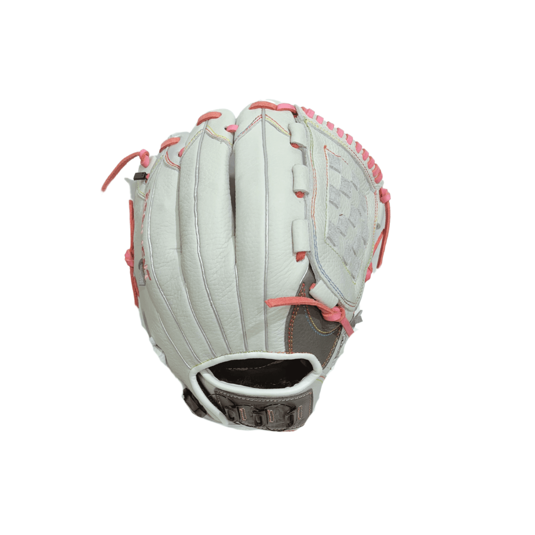 Youth Fastpitch Softball Glove - Pretty In Pink - Basketweb 12" - Maximum Velocity Sports