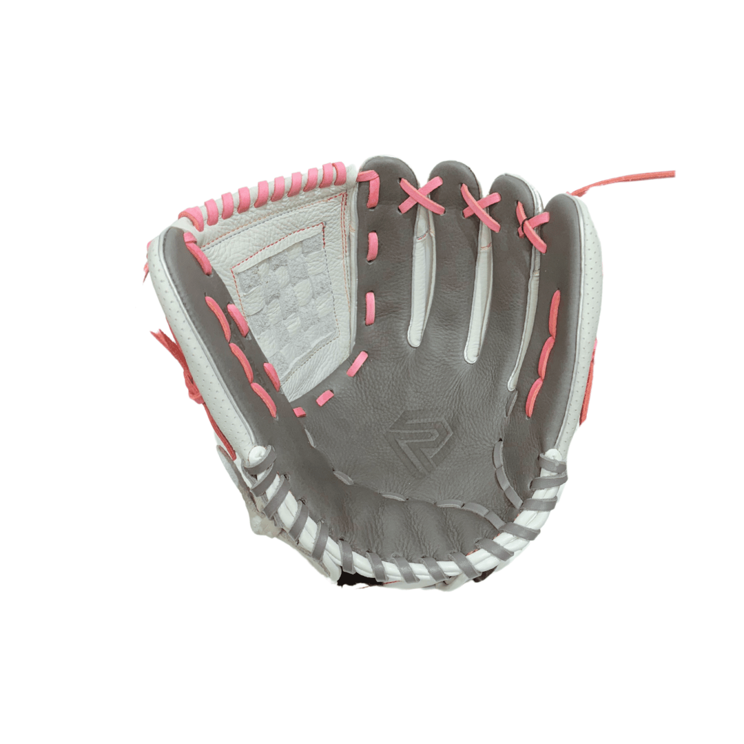 Youth Fastpitch Softball Glove - Pretty In Pink - Basketweb 12" - Maximum Velocity Sports