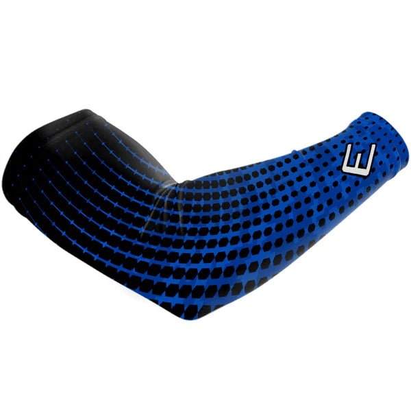 Blue Hextone Arm Sleeve - Maximum Velocity Sports