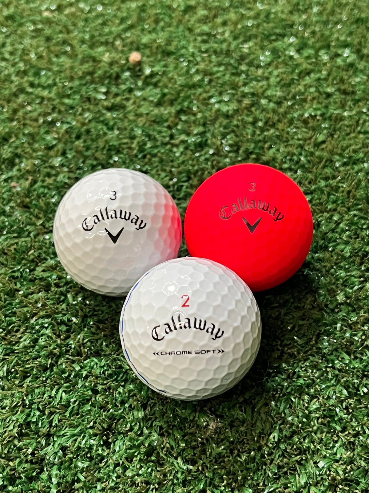 Callaway Golf Balls - Mint to Hit Away - Mixed Styles - Quantity 15 Balls - Maximum Velocity Sports