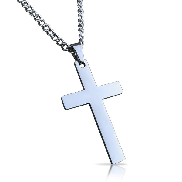 Cross Pendant With Chain Necklace - Maximum Velocity Sports