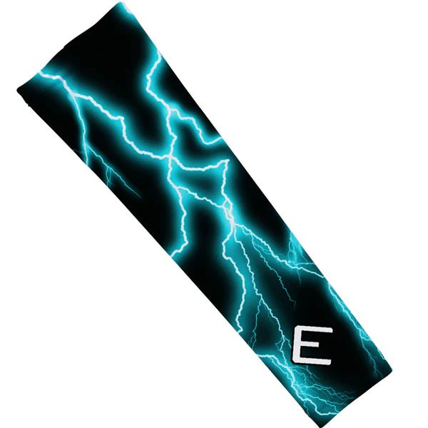 Cyan Lightning Arm Sleeve - Maximum Velocity Sports