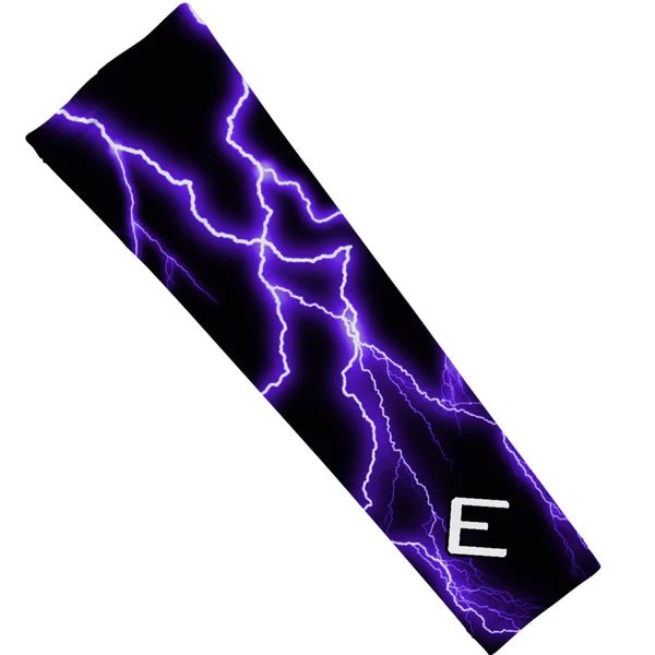 Dark Purple Lightning Arm Sleeve - Maximum Velocity Sports