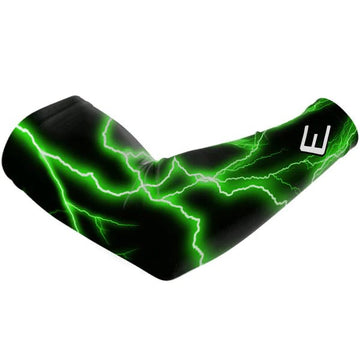 Green Lightning Arm Sleeve - Maximum Velocity Sports