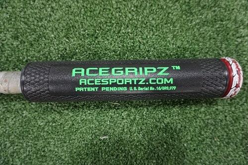 INCREASE EXIT VELOCITY & Bat Speed YOUTH MODEL- ACEGRIPZ Medium Straight Handle- 45mm - Maximum Velocity Sports