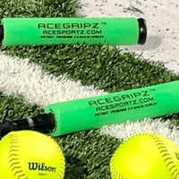 INCREASE EXIT VELOCITY & Bat Speed YOUTH MODEL- ACEGRIPZ Small Straight Handle- 40mm - Maximum Velocity Sports