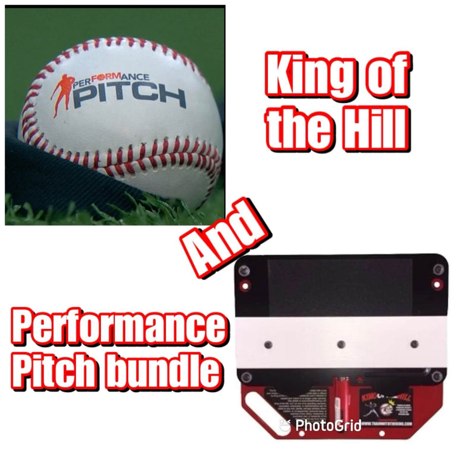 King of the Hill Pitching Trainer + Performance Pitch - MLB & D1's #1 Training Devices - Maximum Velocity Sports