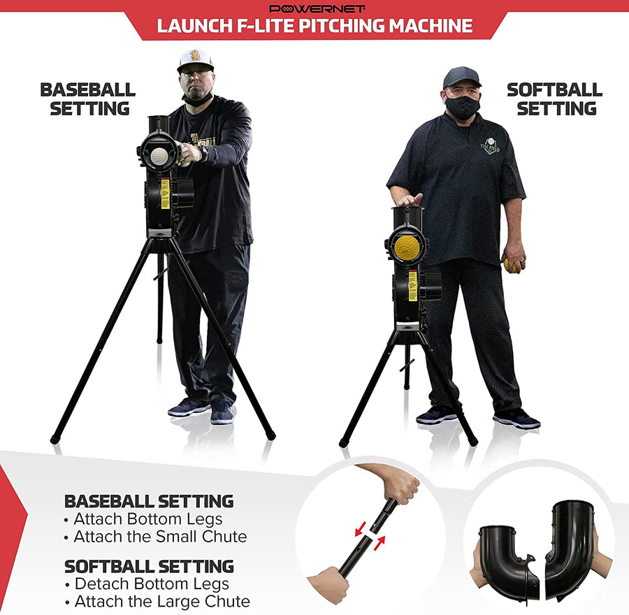 Launch F-Lite Pitching Machine - Maximum Velocity Sports