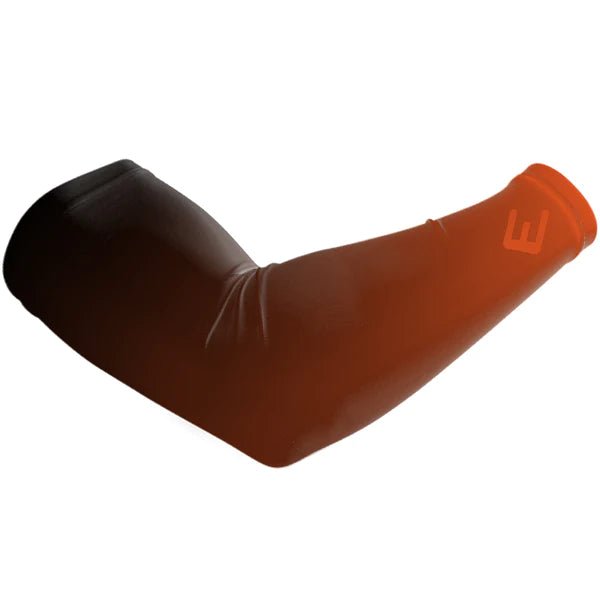 Orange Faded Arm Sleeve - Maximum Velocity Sports