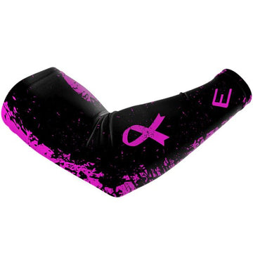 Pink Splattered Breast Cancer Arm Sleeve - Maximum Velocity Sports