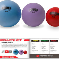 Powernet 3-Pack Plyo Balls (16 oz, 32 oz, 64 oz) - Maximum Velocity Sports