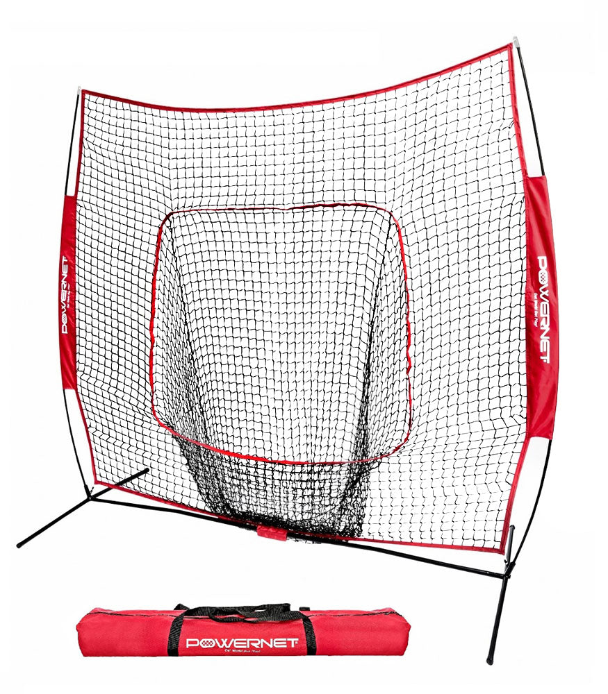 PowerNet 7x7 Baseball Softball Hitting Net - Maximum Velocity Sports