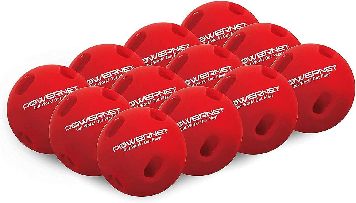 PowerNet Crushers Limited Flight Training Baseballs 12 PK - Maximum Velocity Sports