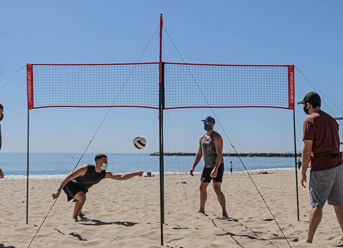 PowerNet Four Square Volleyball Net - Maximum Velocity Sports