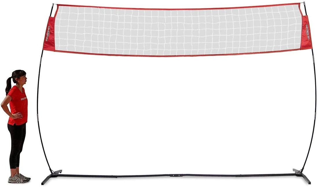 PowerNet Freestanding Volleyball Warm Up Net - Maximum Velocity Sports