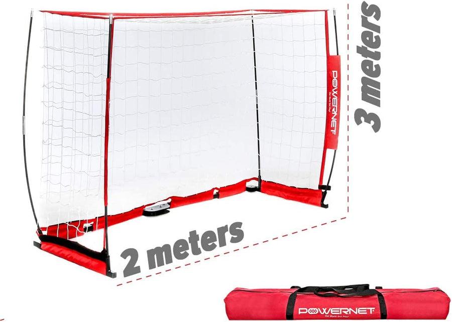 PowerNet Futsal Soccer Goal 3M x 2M (9.84 Ft x 6.56 ft) - Maximum Velocity Sports