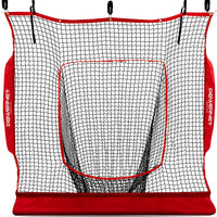 PowerNet Hanging Dual Practice - Net Only 7x7 - Maximum Velocity Sports