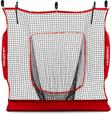 PowerNet Hanging Dual Practice Net Only - Maximum Velocity Sports