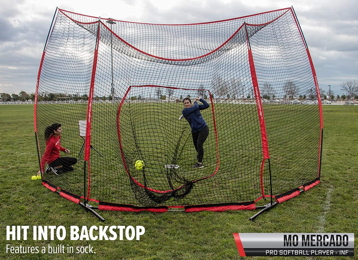 PowerNet Large Portable Baseball Backstop - Maximum Velocity Sports