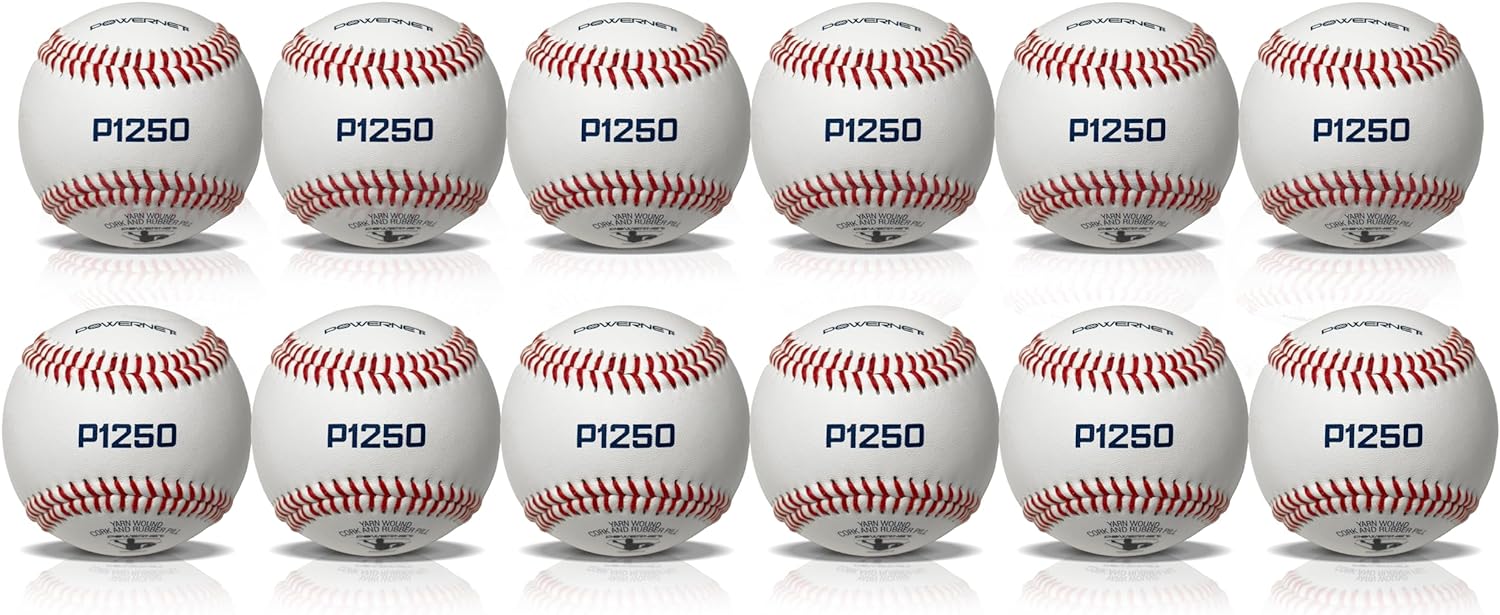 Powernet Leather Baseballs (12 pack) - Maximum Velocity Sports