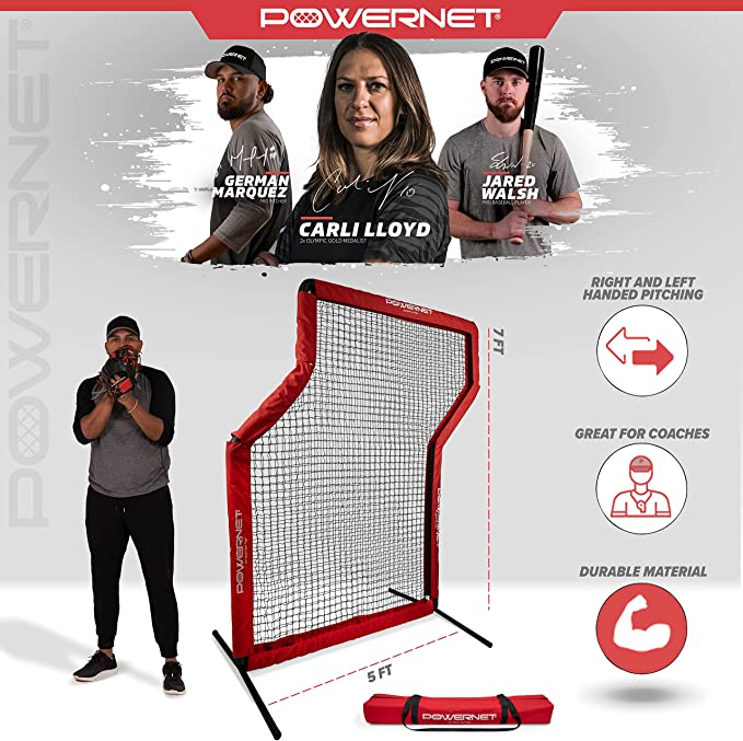 PowerNet Pitching Protection Z-Screen - Maximum Velocity Sports