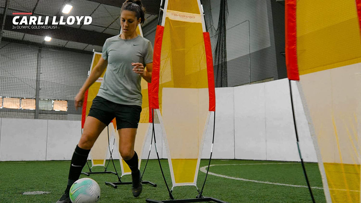 PowerNet Portable Defender Practice Dummy for Soccer and Basketball 77" x 23" - Maximum Velocity Sports