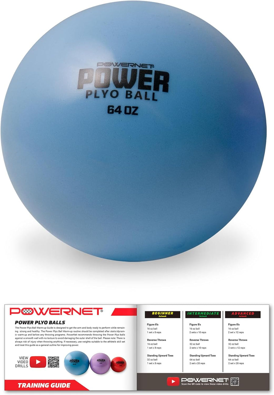 PowerNet Power Plyo Ball (64 oz) - Maximum Velocity Sports