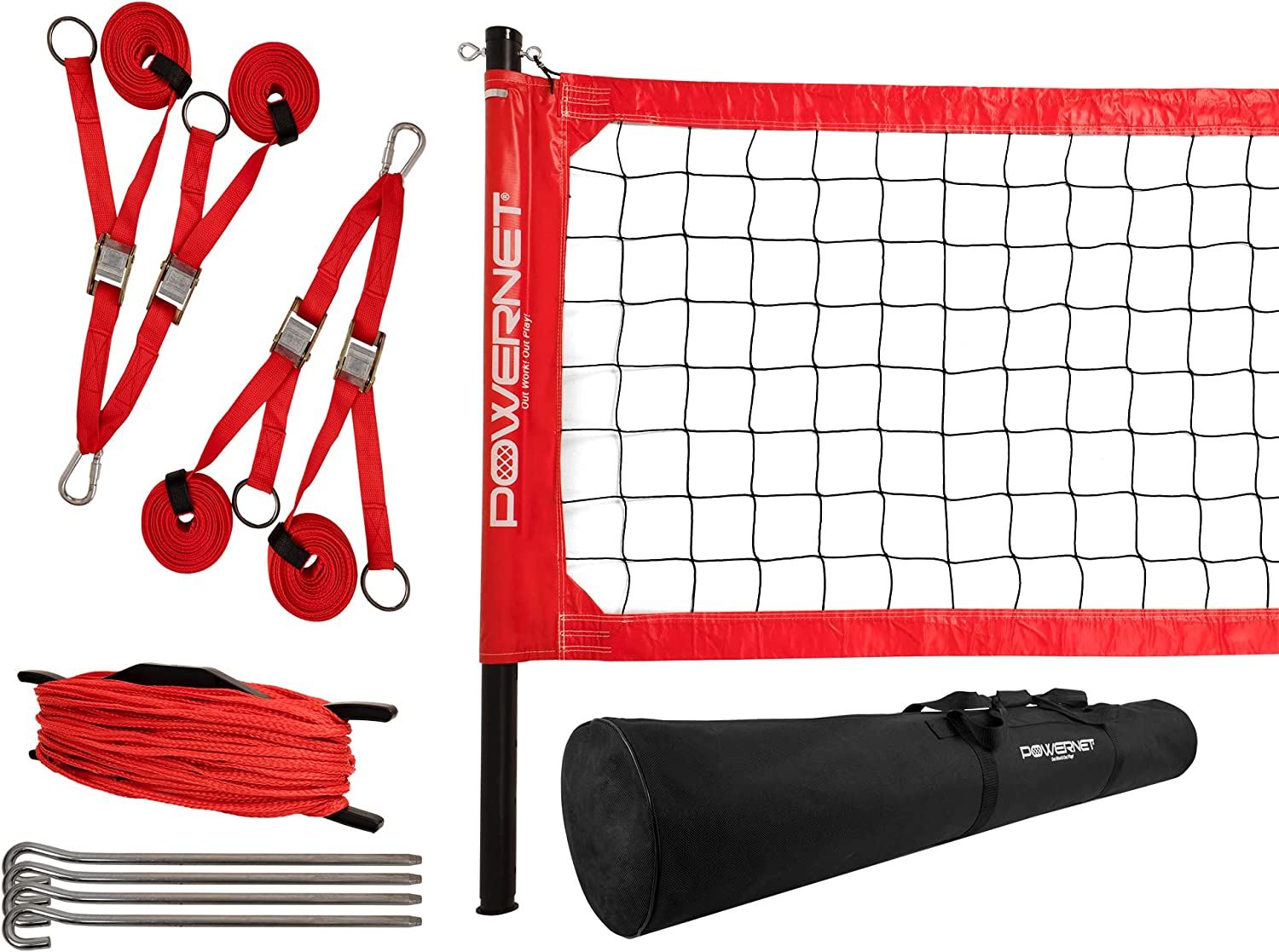 PowerNet Pro Volleyball Net - Maximum Velocity Sports