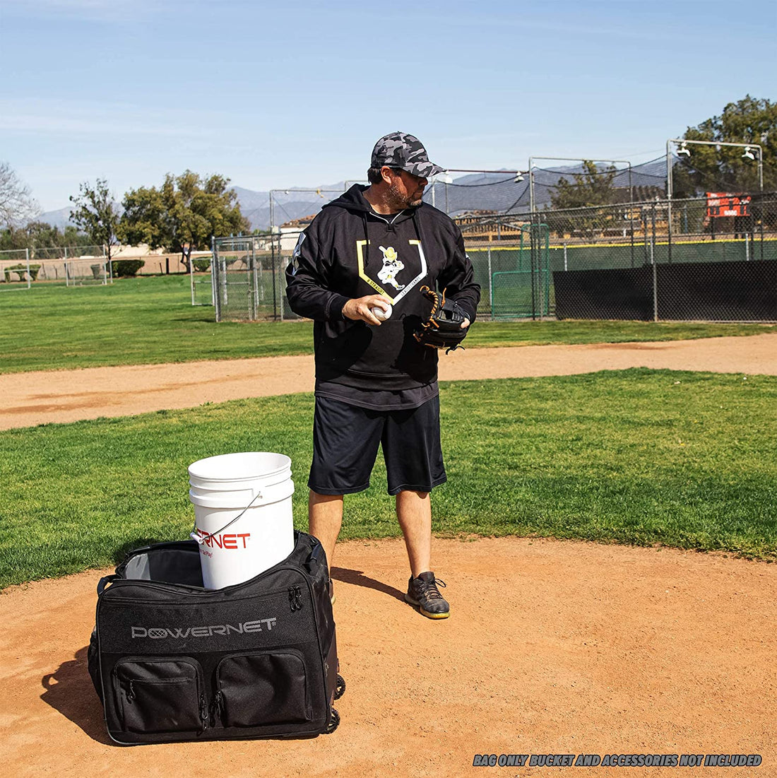 PowerNet Baseball Coach Caddy | Maximum Sports