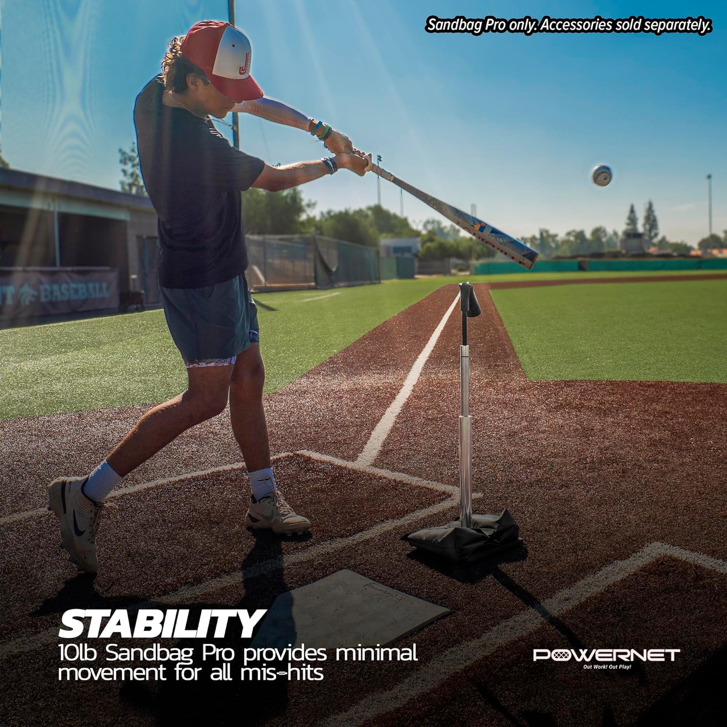 Powernet Sandbag Pro for Baseball Batting Tees - Maximum Velocity Sports