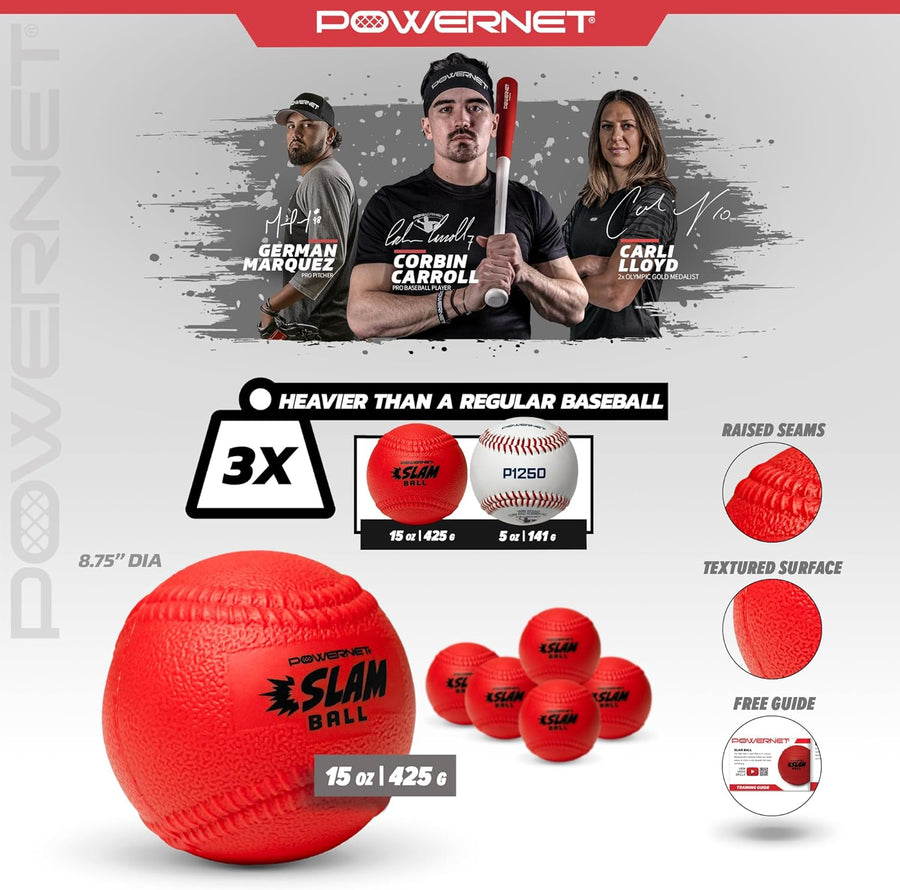 Powernet Slam Ball 6-Pack - Maximum Velocity Sports