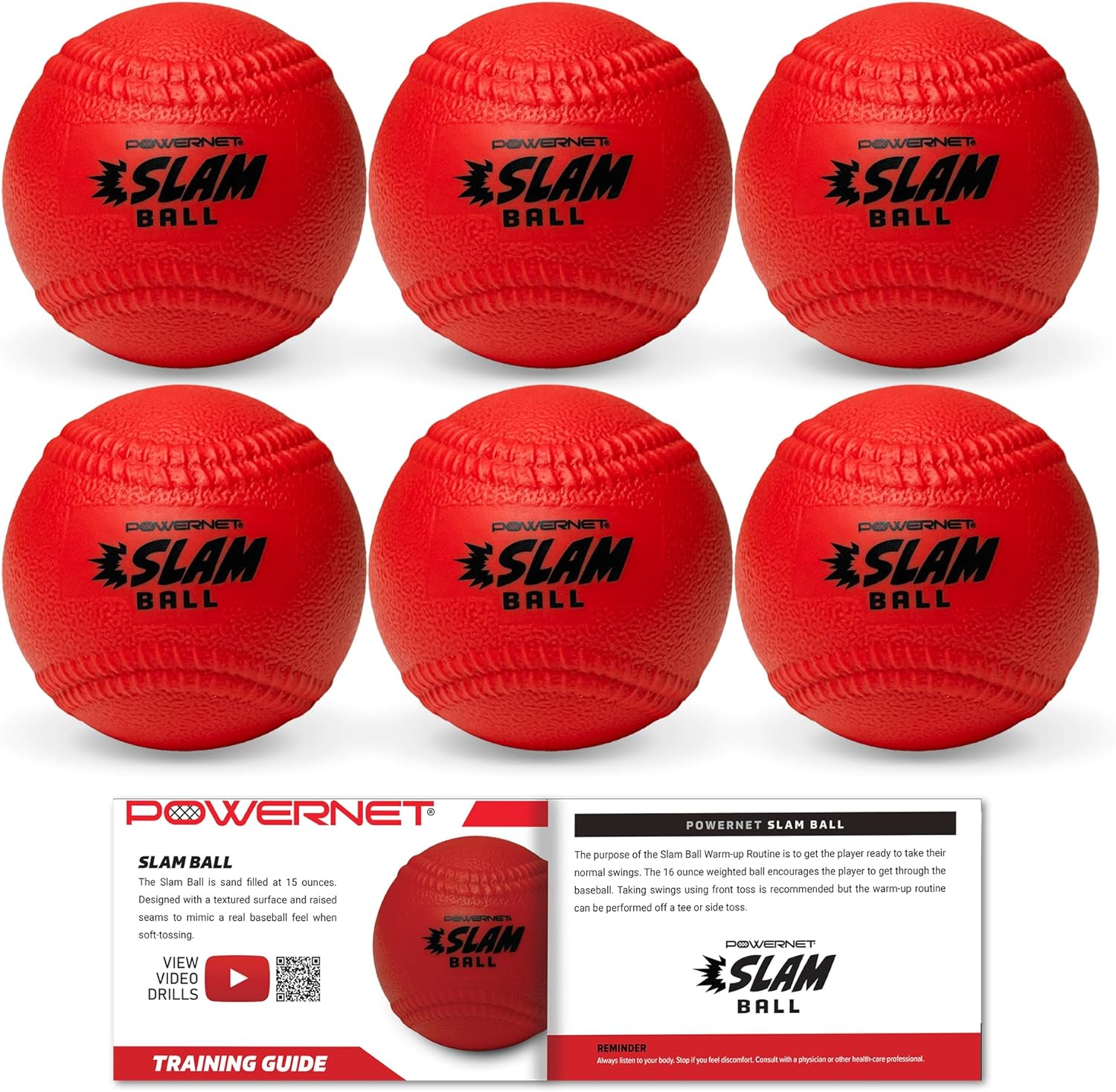 Powernet Slam Ball 6-Pack - Maximum Velocity Sports