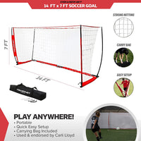 PowerNet Soccer Goal 14x7 - Maximum Velocity Sports